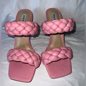 Steve Madden Kenley Woven Slide Sandal PINK